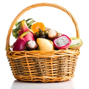 Exotic Fruit Basket Selection - Deluxe